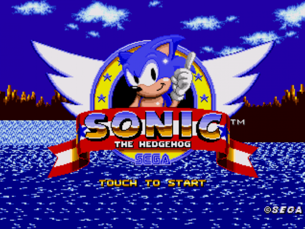 Sonic the Hedgehog Classic released in 1991 for the Genesis/Mega Drive